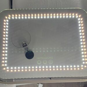 Impressions LED Vanity Mirror with Touch Control - Silver